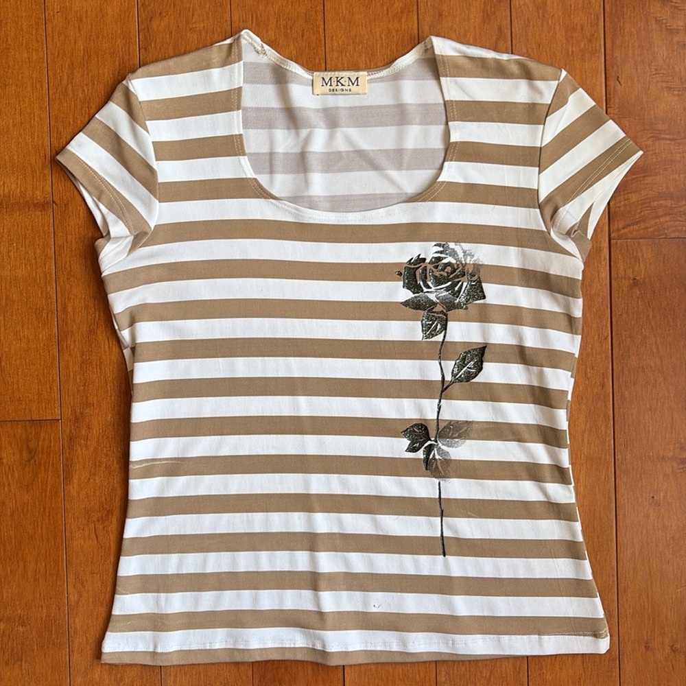 Vintage Striped Blouse